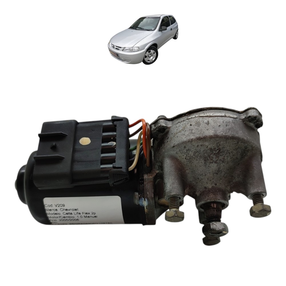 Motor Limpador Parabrisa Gm Celta 2005 2006 2007 2008 2009 1