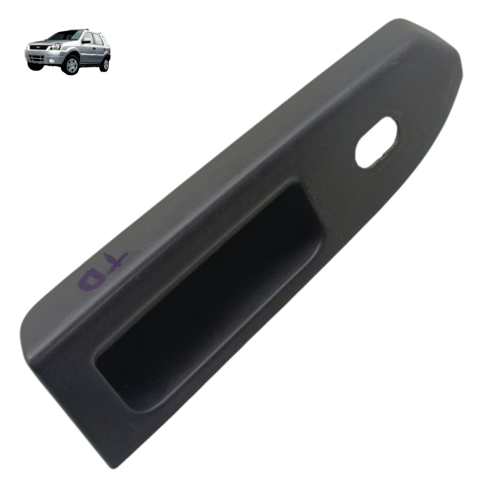 Puxador Interno Porta Traseira Direita Ford Ecosport 2006 07 Cinza Traseira 1