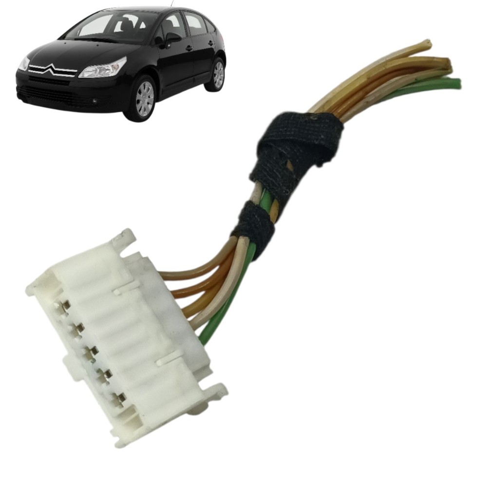 Plug Conector Comando Ar Console Central Citroen C4 2010