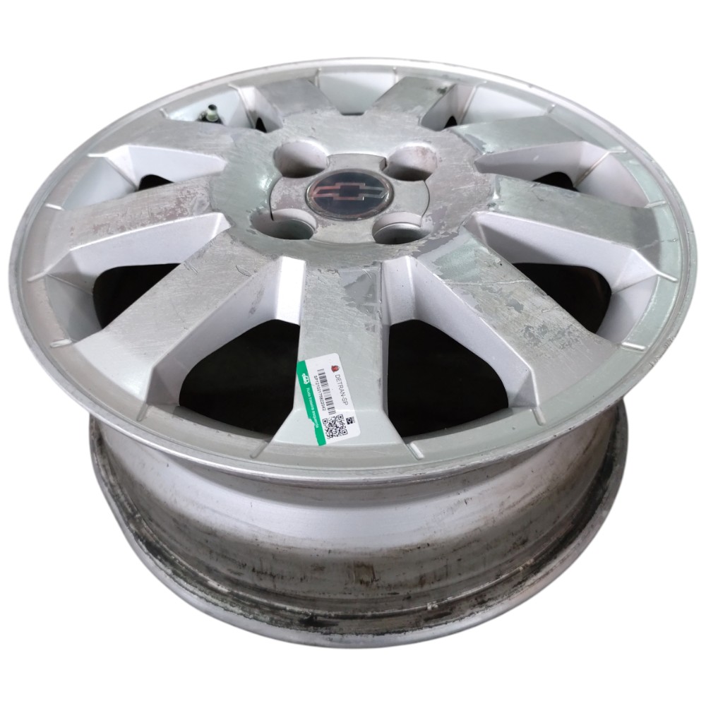 Roda Liga Leve Aro 15 4×100 Gm Meriva Prisma Corsa Reformar Cinza 2