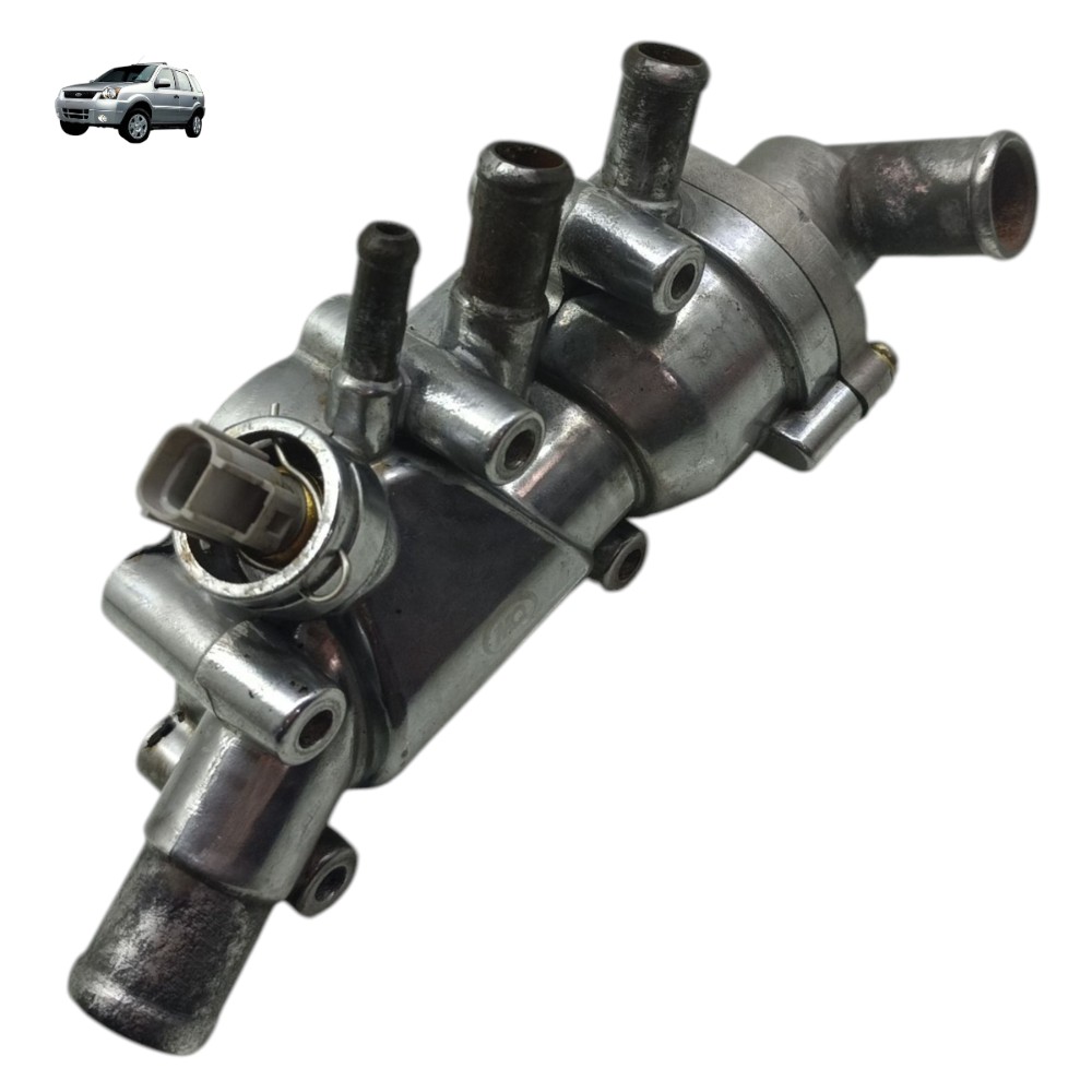 Carcaça Válvula Termostática Ford Ecosport 1.6 Zetec 2006 07 1