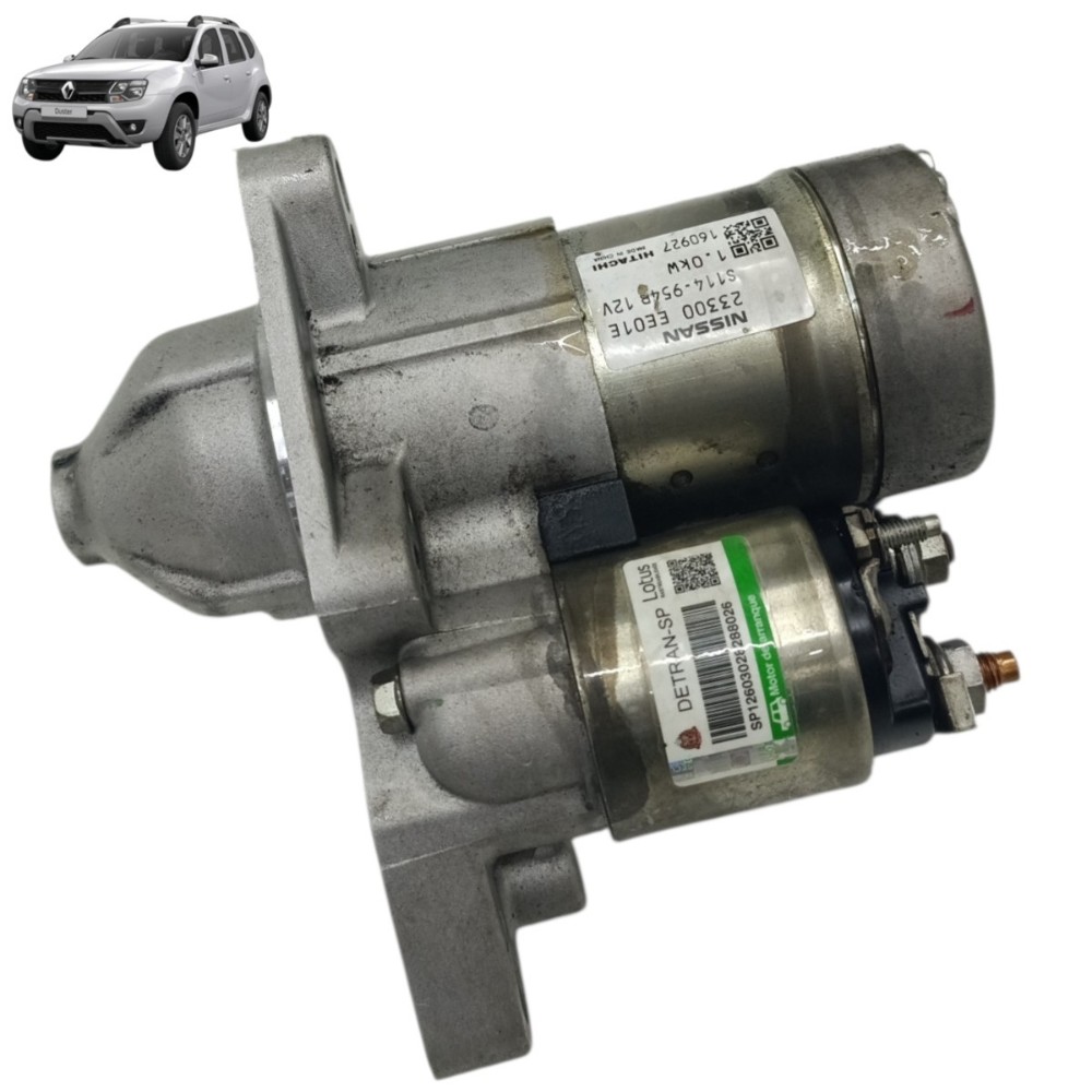 Motor Arranque Renault Duster 1.6 16v 2014 Até 2020