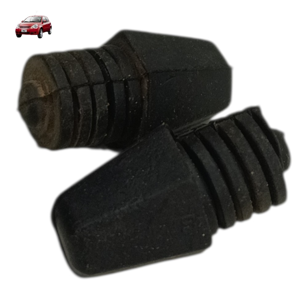 Par Borracha Impacto Tampa Traseira Ford Ka 2008 2009 2010 1