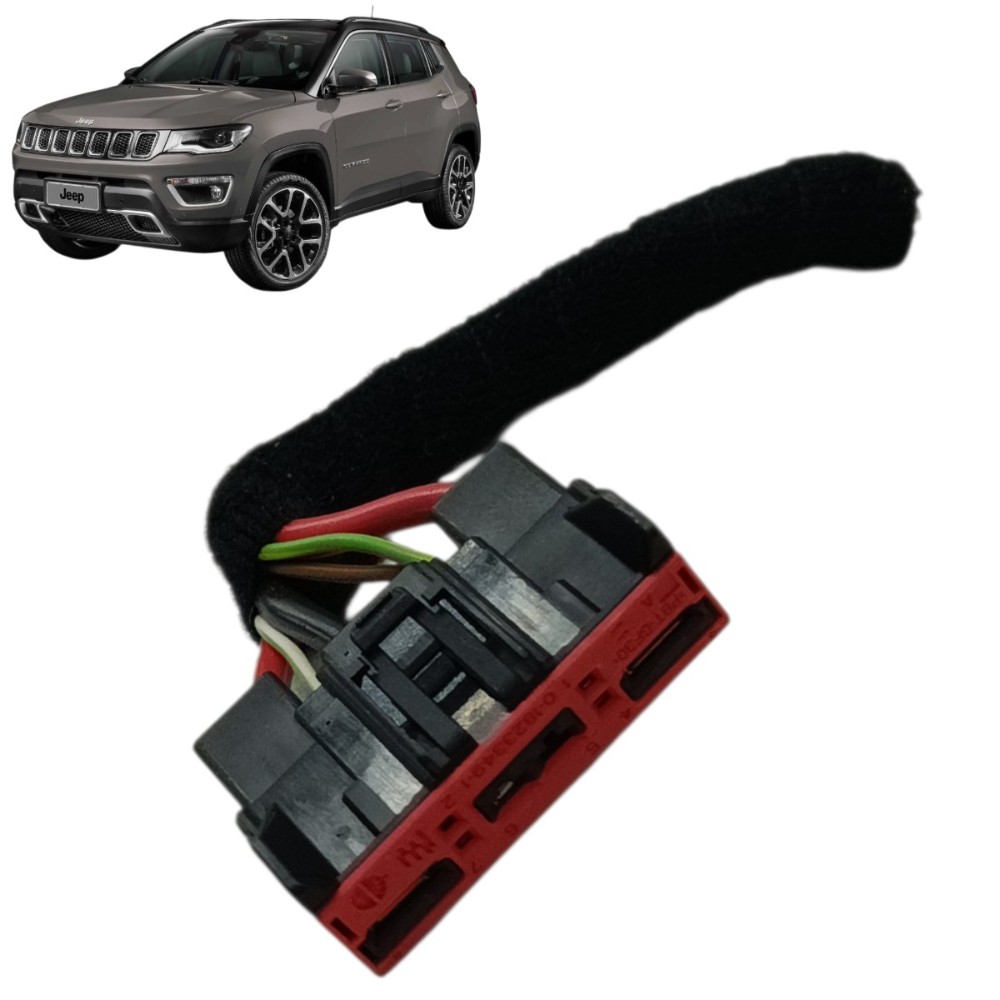 Plug conector módulo mobilizador Jeep Compass 2.0 Flex 2020