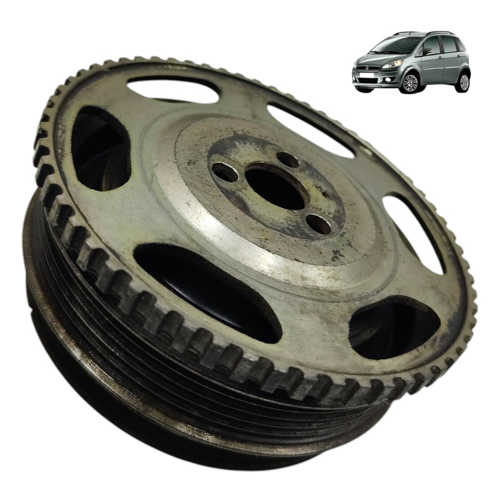 Polia virabrequim fiat idea palio strada siena 1.4 Com Ar 1