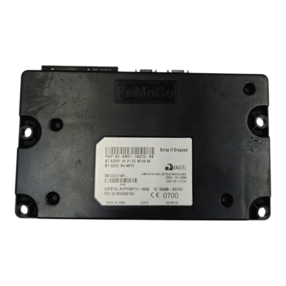 Módulo conforto Bluetooth Ford New Fiesta 1.6 2014 2015 2016 3