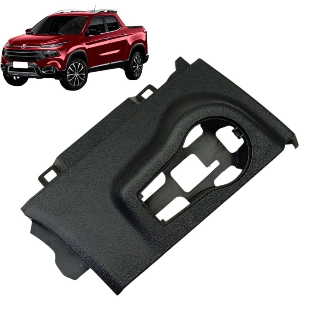 Moldura botão farol milha fiat toro 2021 2020 2019 2018 2017