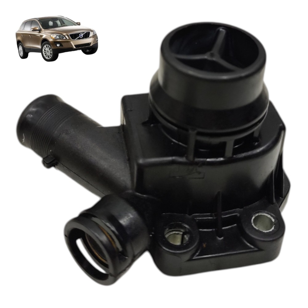 Flange válvula termostática volvo xc60 3.0 6cc 2009 2012 1