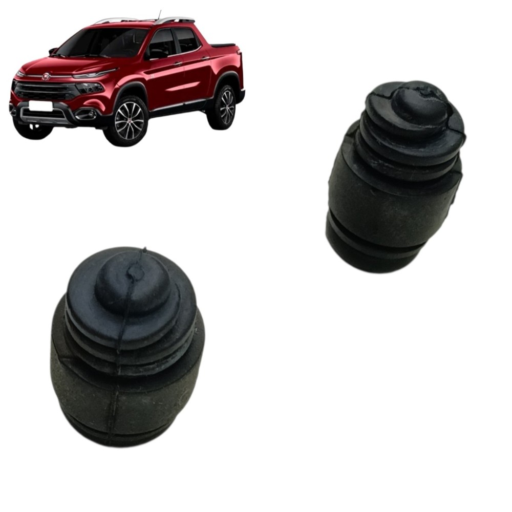 Batente borracha capô fiat toro 2021 2020 2019 2018