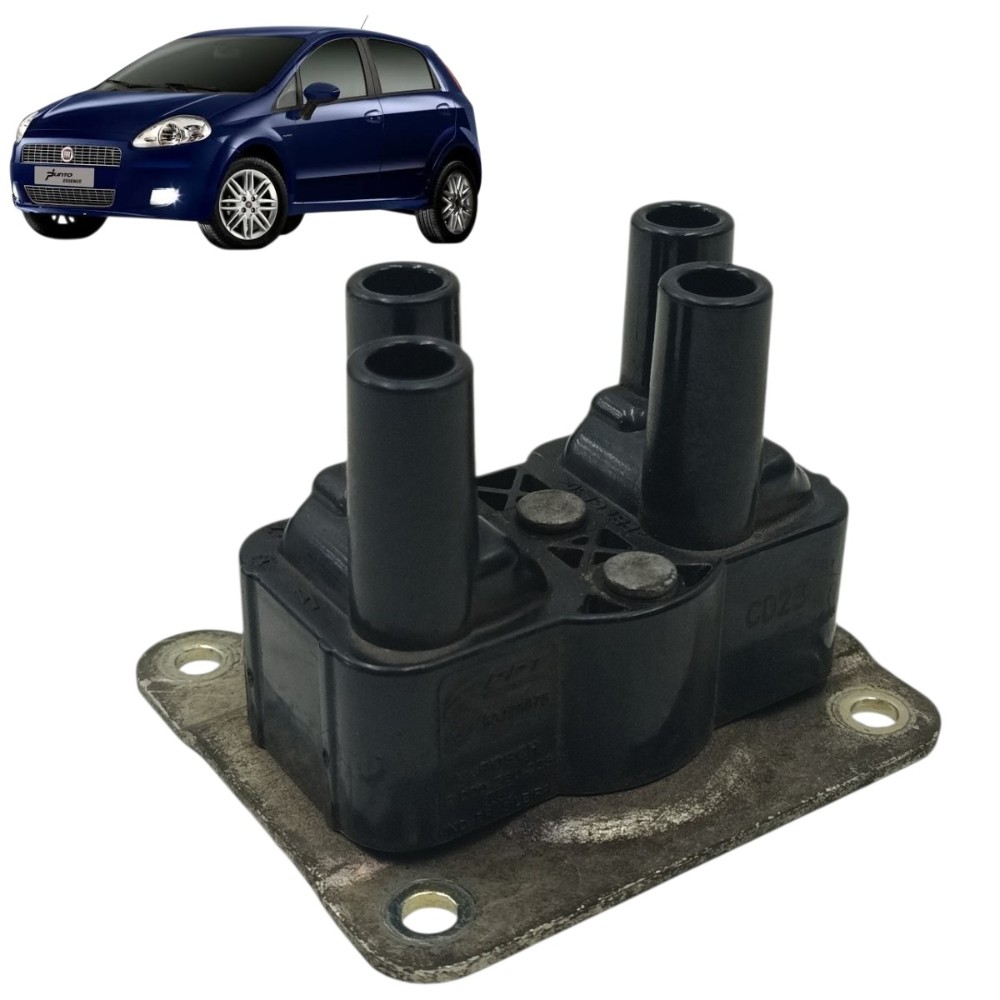 Bobina ignição fiat punto 1.6 etorq 2012 2011 2010 2009