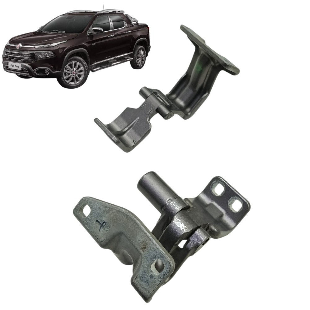 Par dobradiça direita tampa traseira fiat toro 2021 2020 19