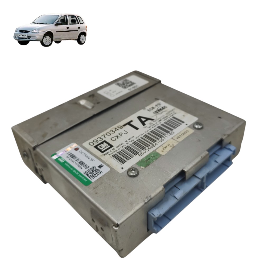 Módulo injeção GM Corsa Wind 1.0 8V 1998 1999 2000 09370349 1