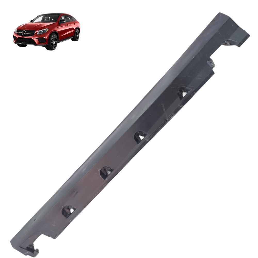 Spoiler Saia Lateral Esquerda Mercedes Gle 43 Amg 2017 2018 Preto 1