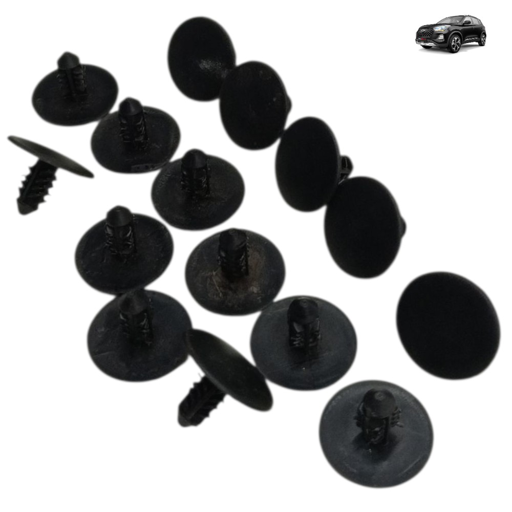 Kit Jogo Grampo Forro Capô Chery Tiggo 5x 2025 2024 2023 – Preto 1