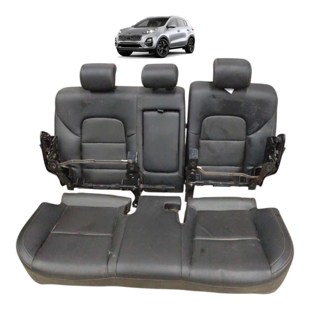 Jogo Banco Traseiro Kia Sportage 2.0 2018 2019 2020  Preto 1