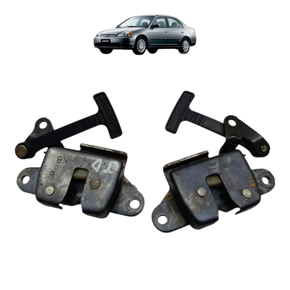 Par Trava Encosto Banco Traseiro Honda Civic G7 2001 2002 03 1