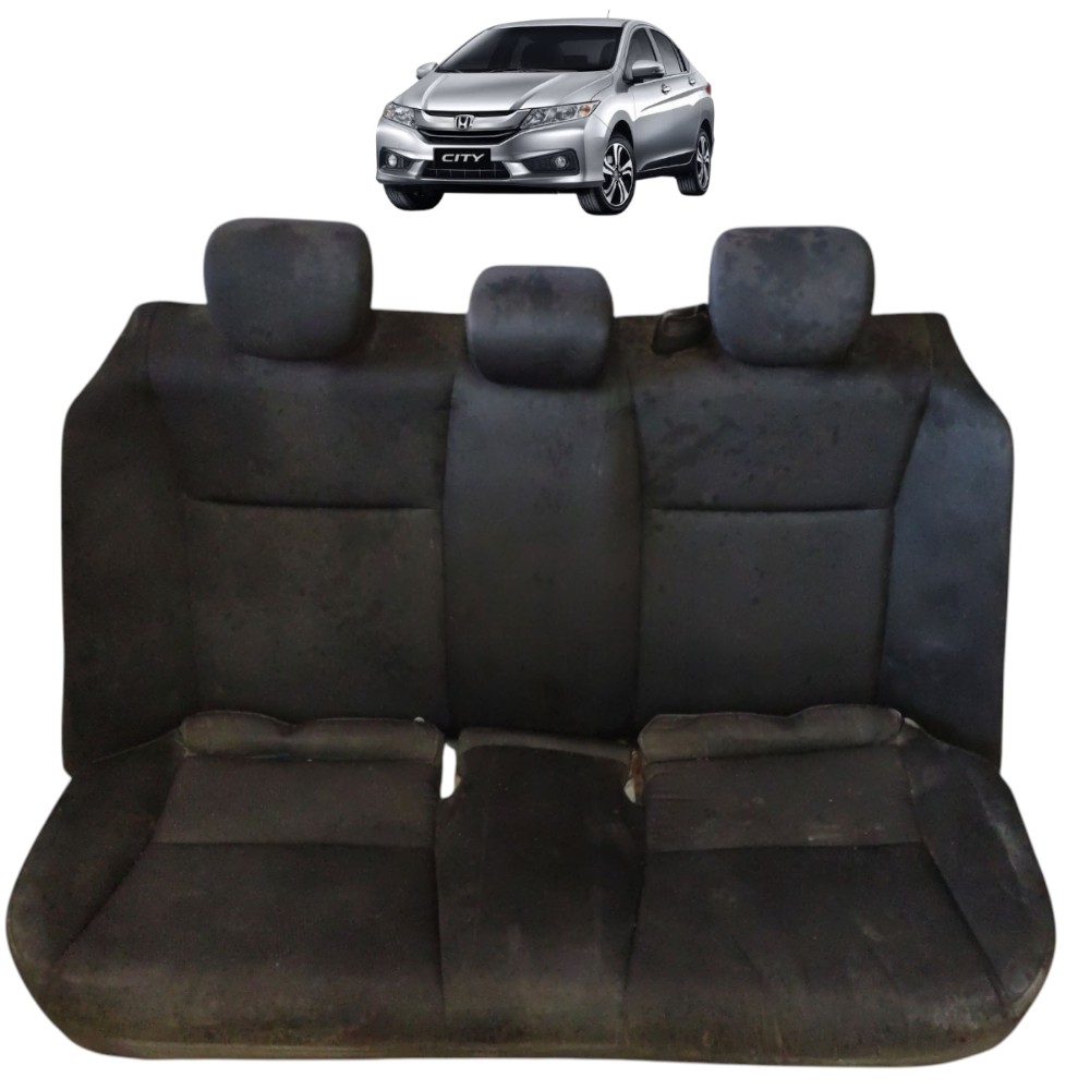 Banco Traseiro Encosto Assento Tecido Honda City 2015 2016 Preto 1