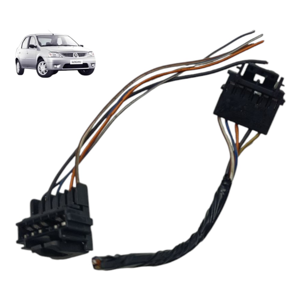 Par Conector Soquete Lanterna Renault Logan 2007 2008 Á 2012 1