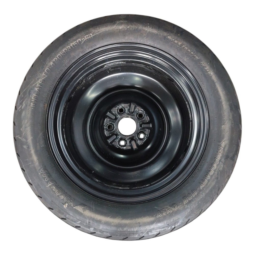 Roda Estepe Fino Aro 17 5×114 Toyota Rav4 2014 2015 2016 Preto 2