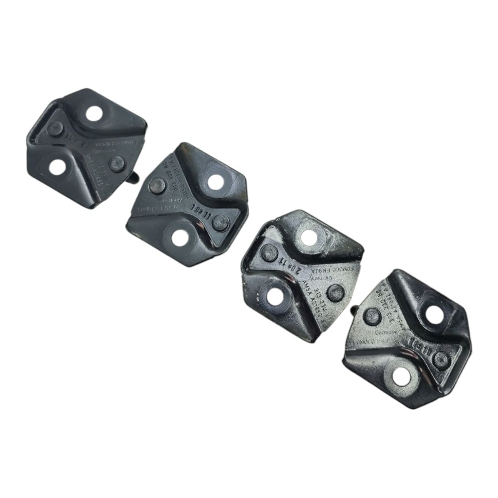 Jogo Batente Trinco Porta Volvo S60 T4 2011 2012 2013 2014 Preto 4