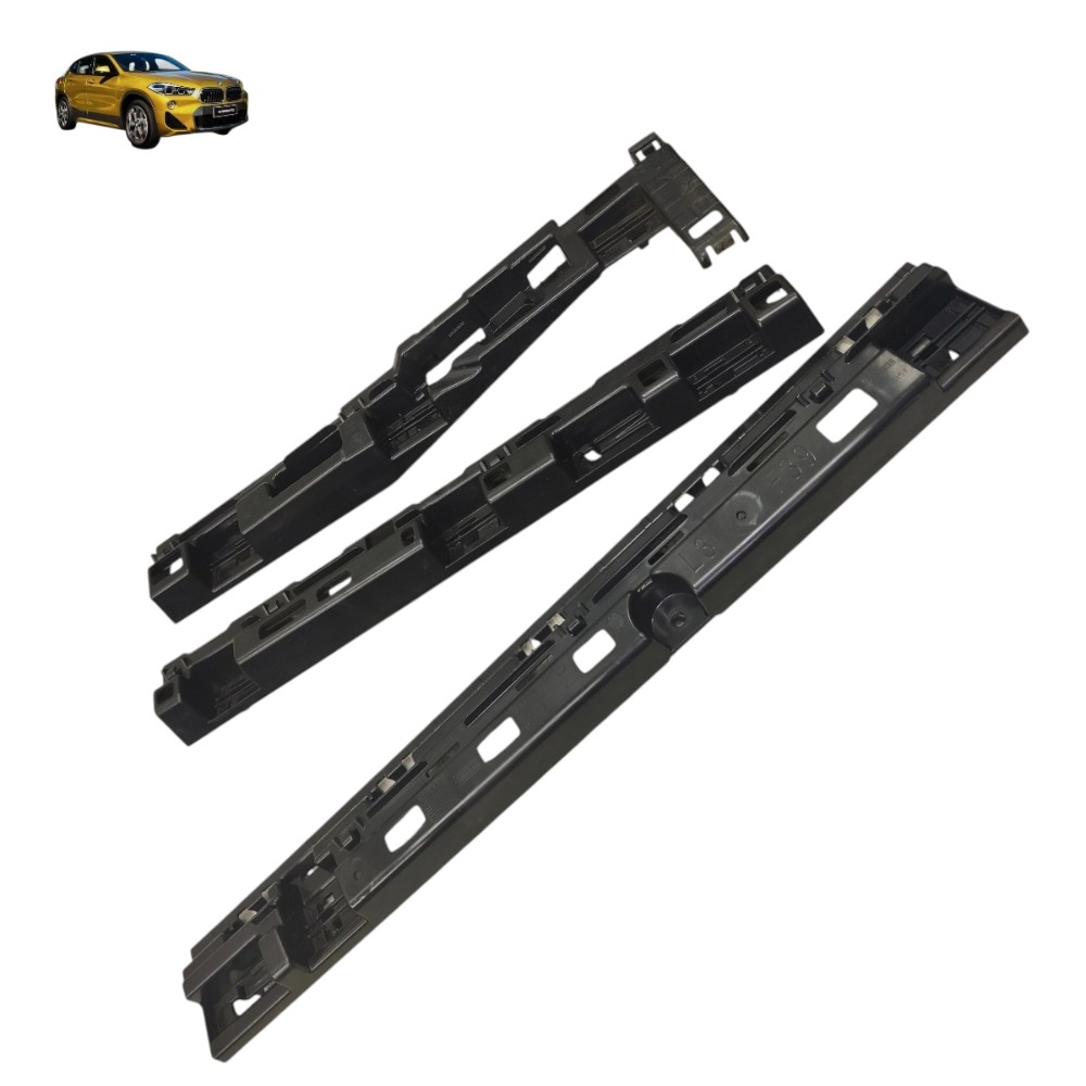 Jogo Guia Spoiler Lateral Esquerdo Bmw X2 F39 2018 2019 2020 Preto