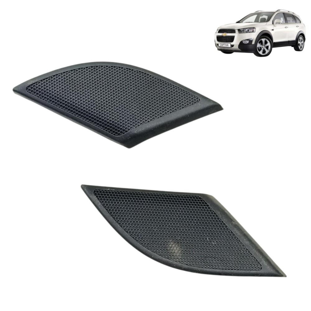 Par moldura tweeter traseiro gm captiva 2012 2013 2014