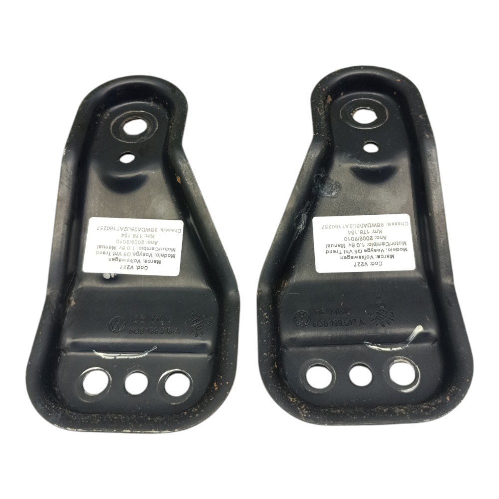 Par Suporte Quadro Agregado Vw Voyage Gol Saveiro G5 2010 2