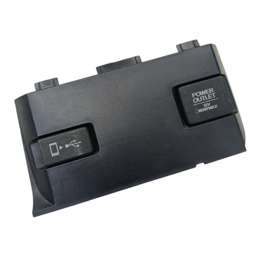 Tomada 12v usb console honda civic g10 2018 2019 2020 2021