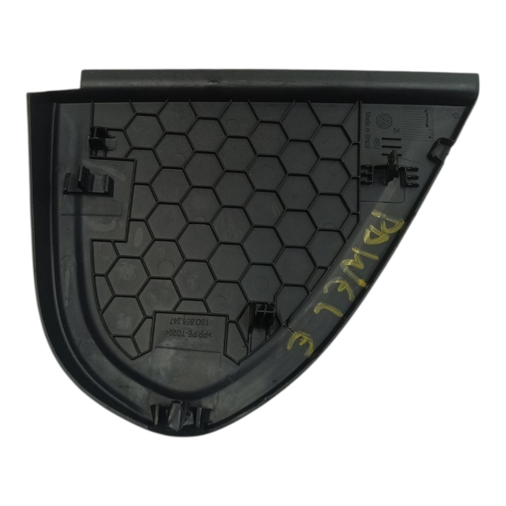Acabamento Lateral Esquerdo Painel Vw Up 2014 2015 2016 2017 Preto Moldado 4
