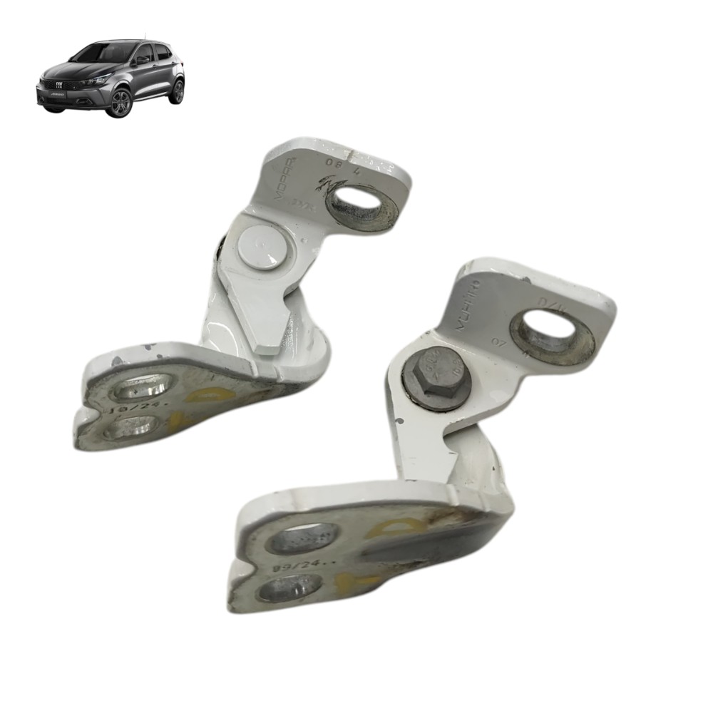 Par dobradiça porta traseira direita Fiat argo 2024 2023 22 1