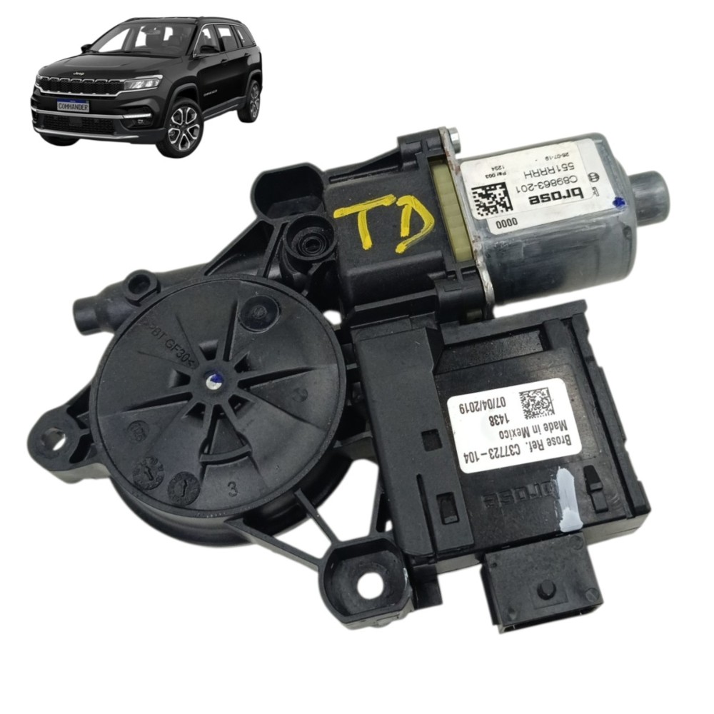 Motor Máquina Vidro Traseira Direita Jeep Compass 2019 2020