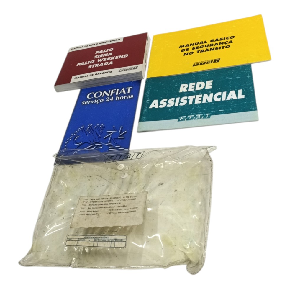 Kit Manual Proprietário Fiat Palio Weekend Adventure 2006 07 3