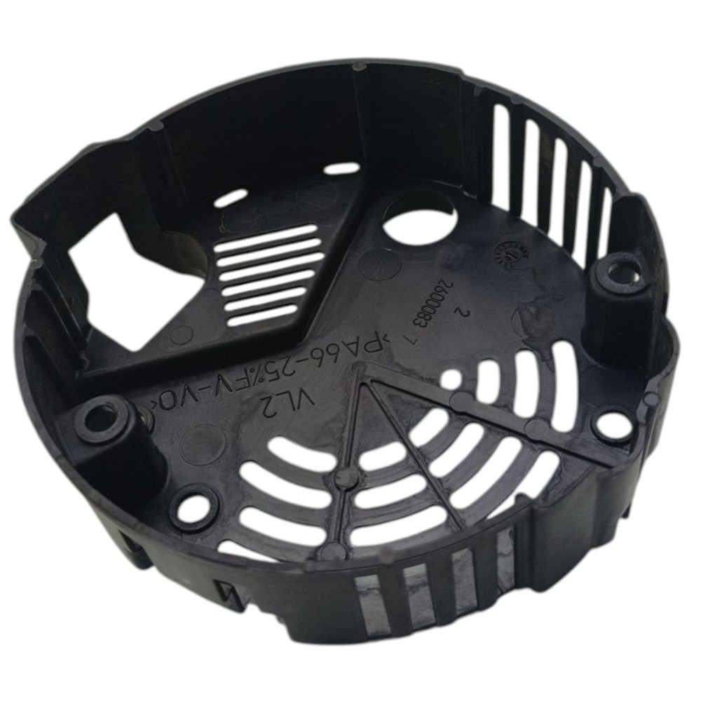 Tampa Plástico Traseiro Alternador Vw Polo Fox Voyage 2009 Preto 4
