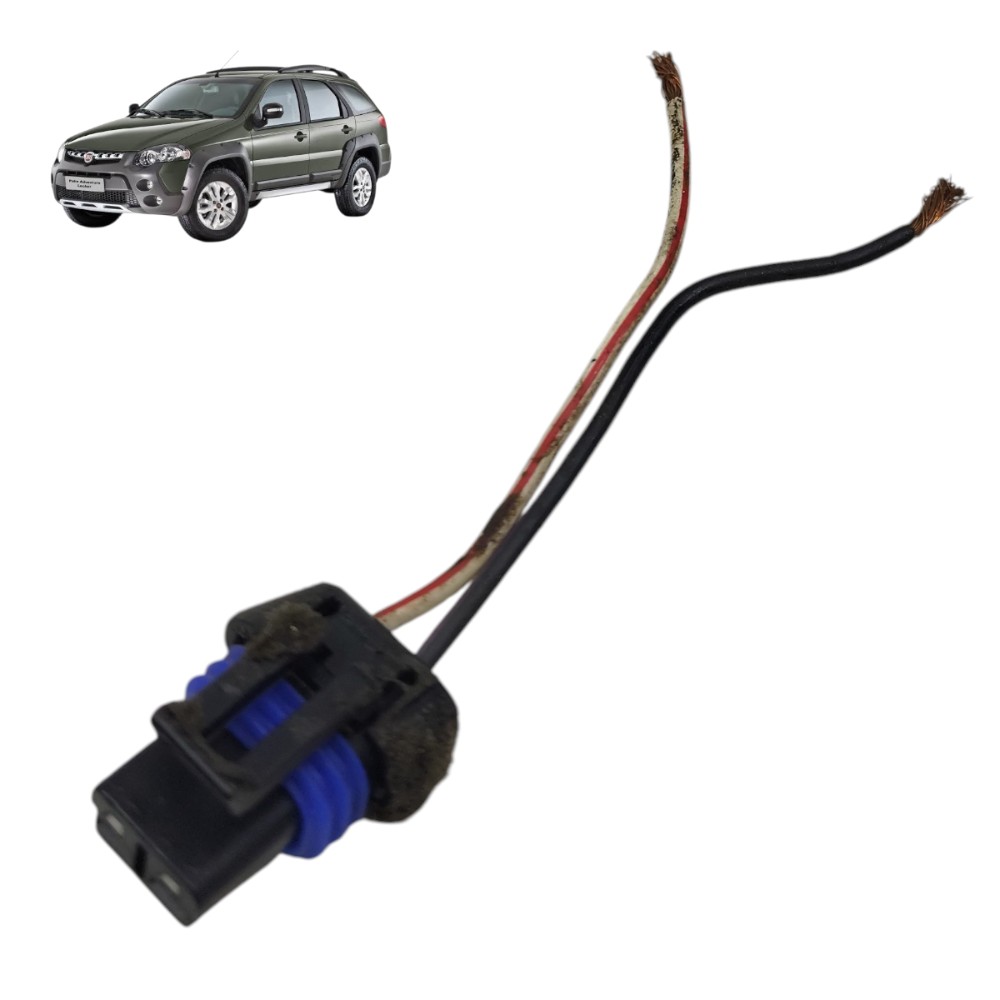 Plug conector motor vidro porta Fiat Palio Siena 2010 2011 1