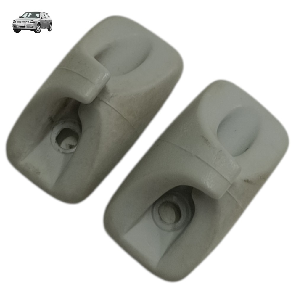 Par suporte quebra sol cinza VW Gol G4 2009 2010 2011 2012
