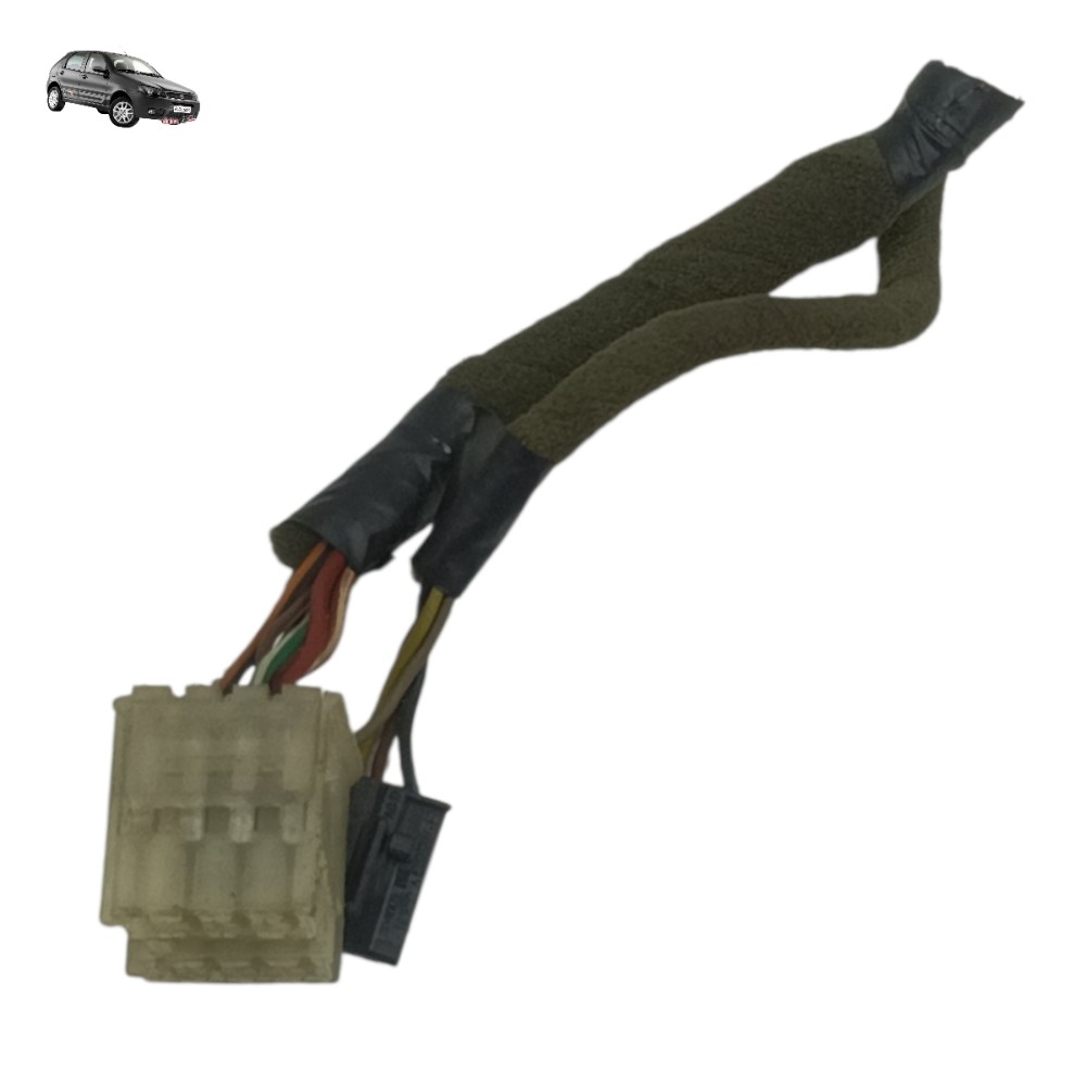Par Plug Conector Botão Pisca Alerta Fiat Palio 2007 2008