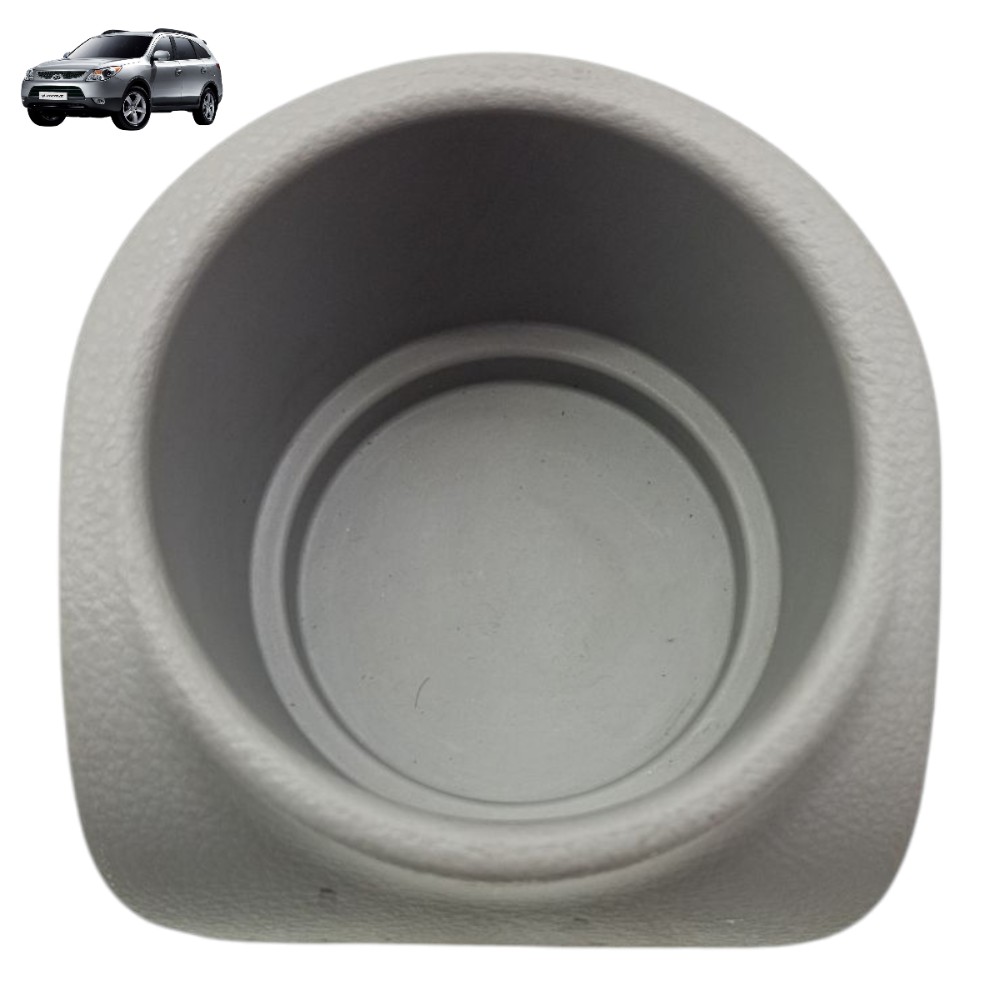 Porta Copo Traseiro Esquerdo 7 Lugar Hyundai Veracruz 2008 Cinza 1
