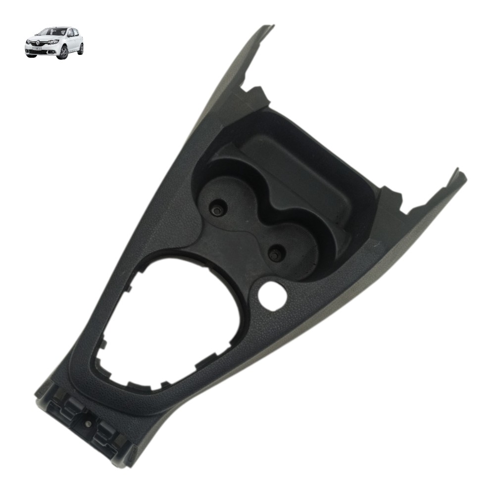 Acabamento porta copo console Renault Sandero Stepway 2016