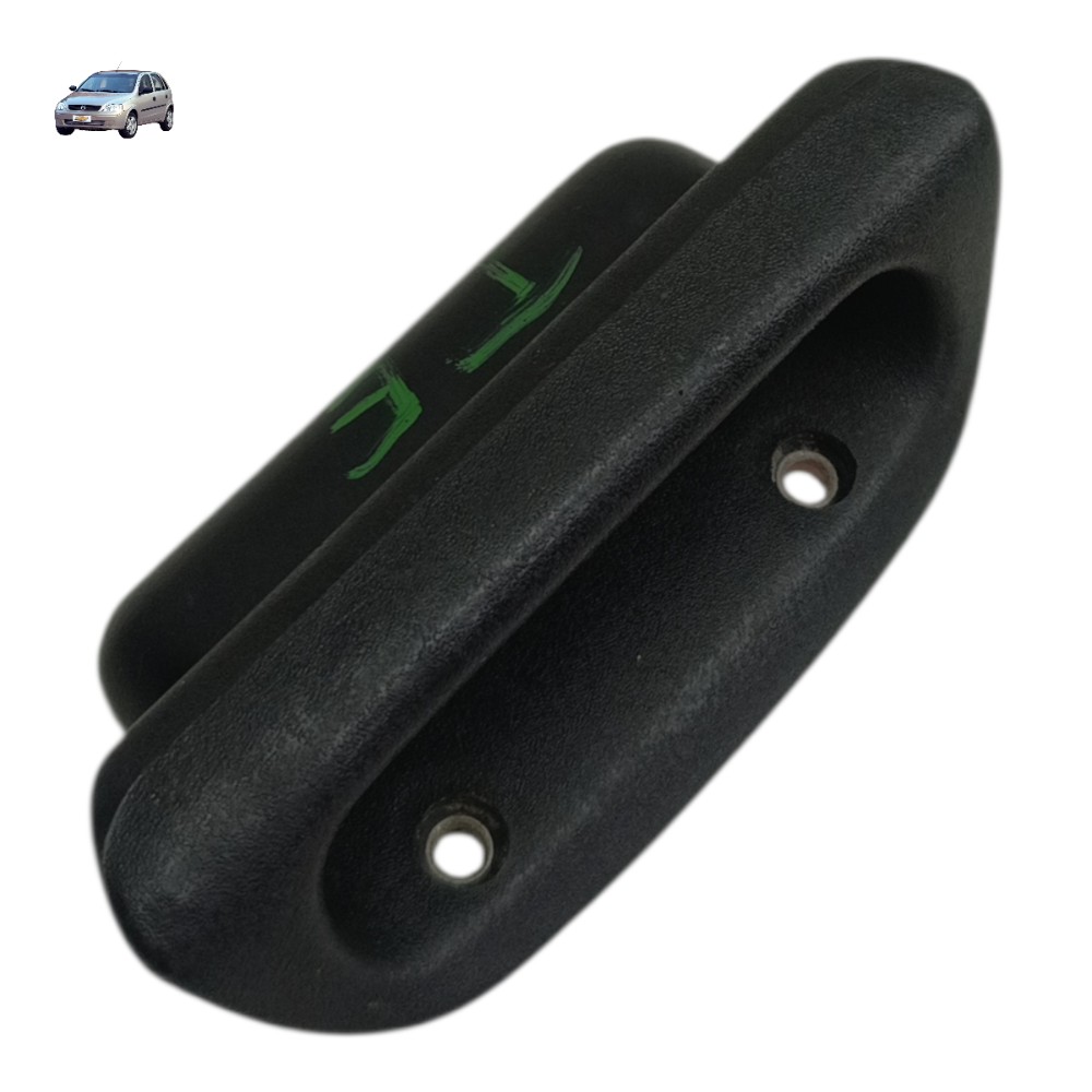 Puxador Interno Porta Traseira Esquerda Gm Corsa 2003 2002 Preto Traseira 1