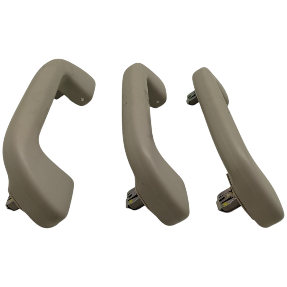 Jogo Alça Teto Pqp Apoio Mão Honda Hrv 2016 2017 2018 Creme 2