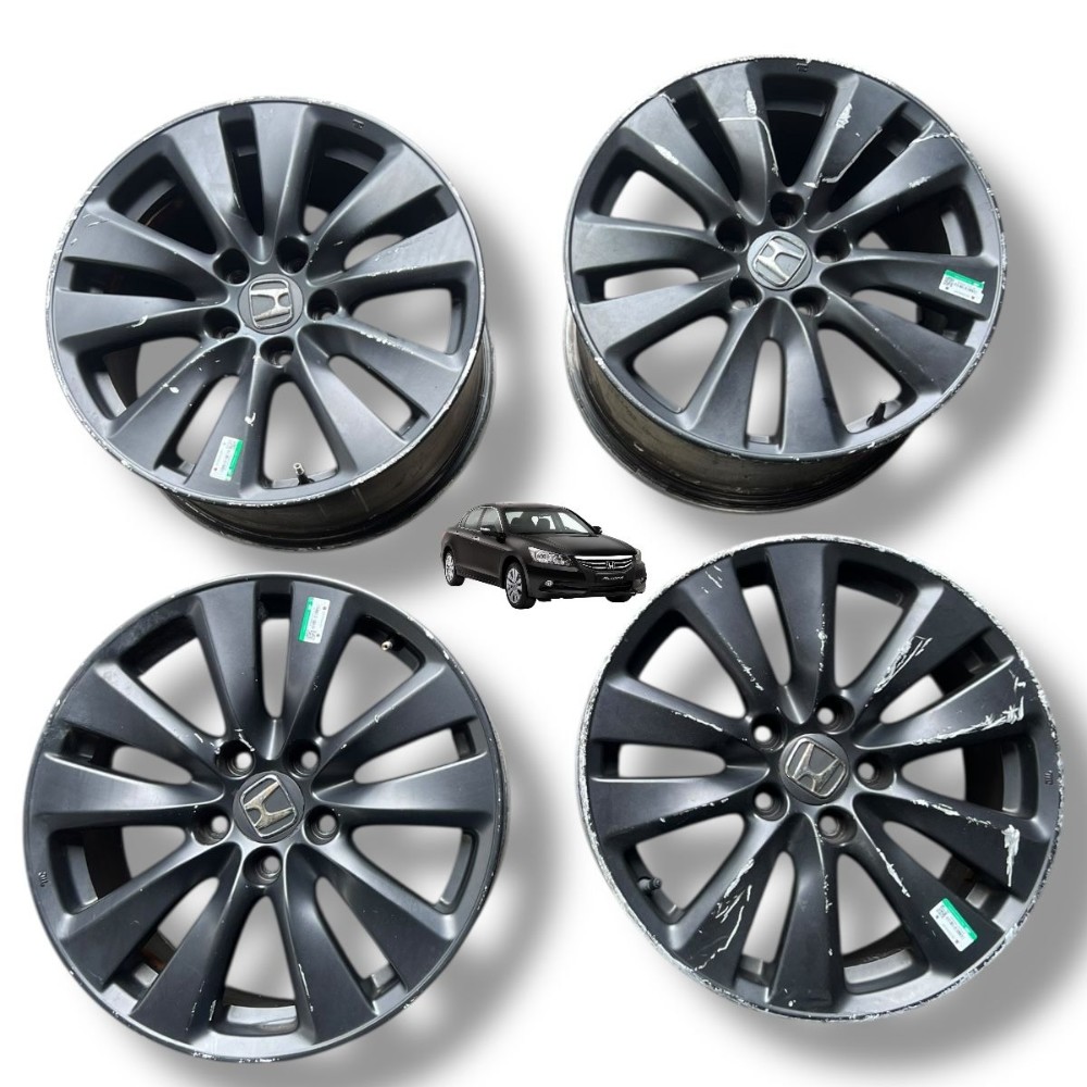 Jogo Roda Aro 17 5×114,3 Honda Accord 3.5 2011 2010 – Preto
