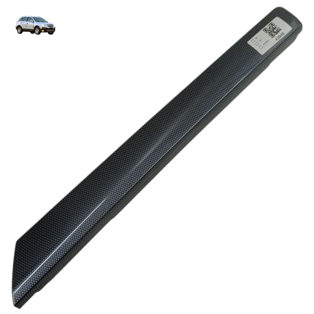 Friso Moldura Porta Traseira Direita Gm Captiva 2010 2011 12 Preto 1