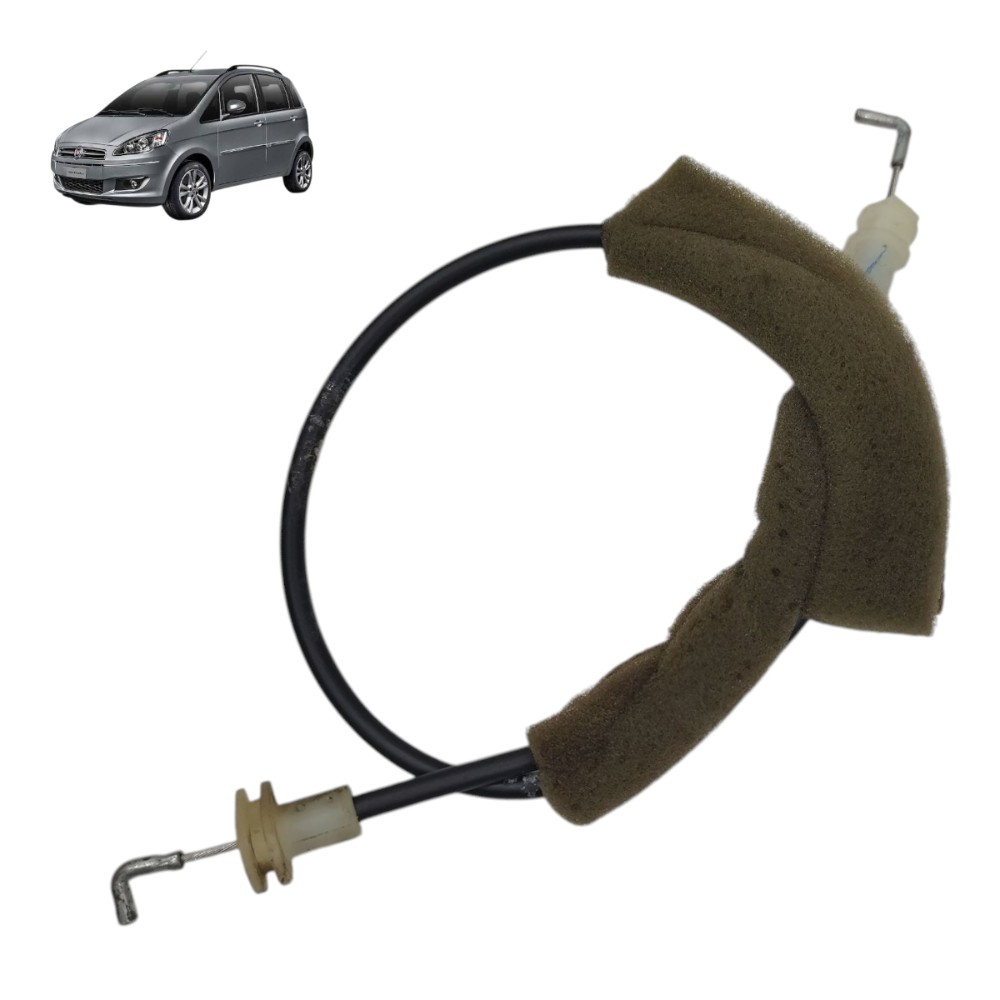 Cabo aço fechadura traseira direita Fiat Idea 2012 2013 2014 1