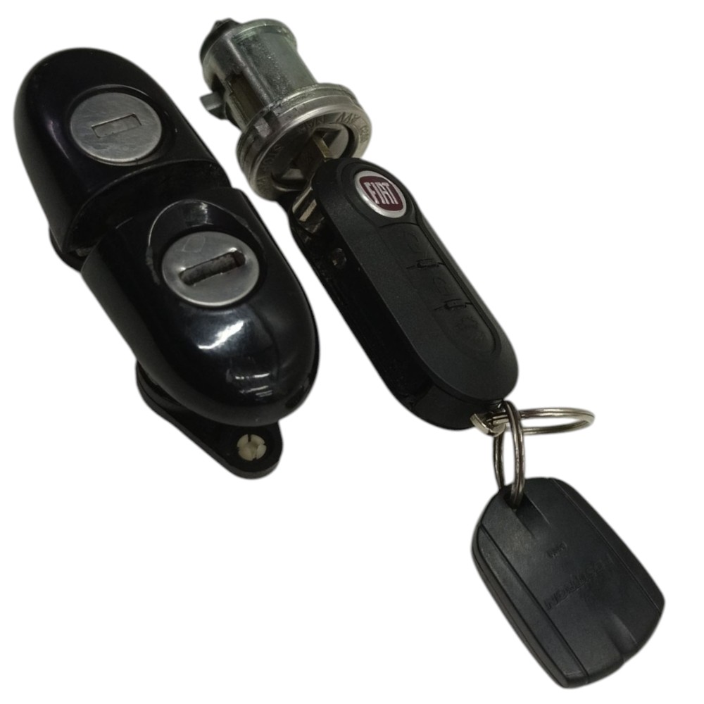 Kit Cilindro Ignição Chave Fiat Idea 2011 2012 2013 2014 15 3