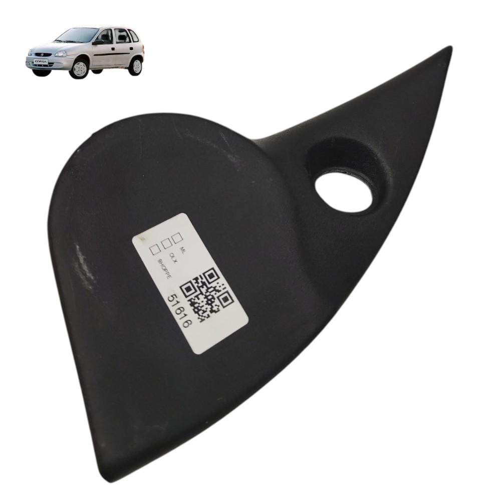 Acabamento interno retrovisor esquerdo GM Corsa Wind 2000 99 1
