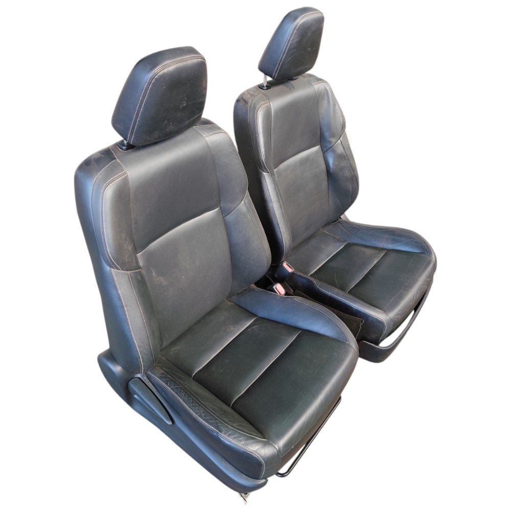 Par Banco Couro Dianteiro Toyota Rav4 2013 2014 2015 Detalhe Preto 4