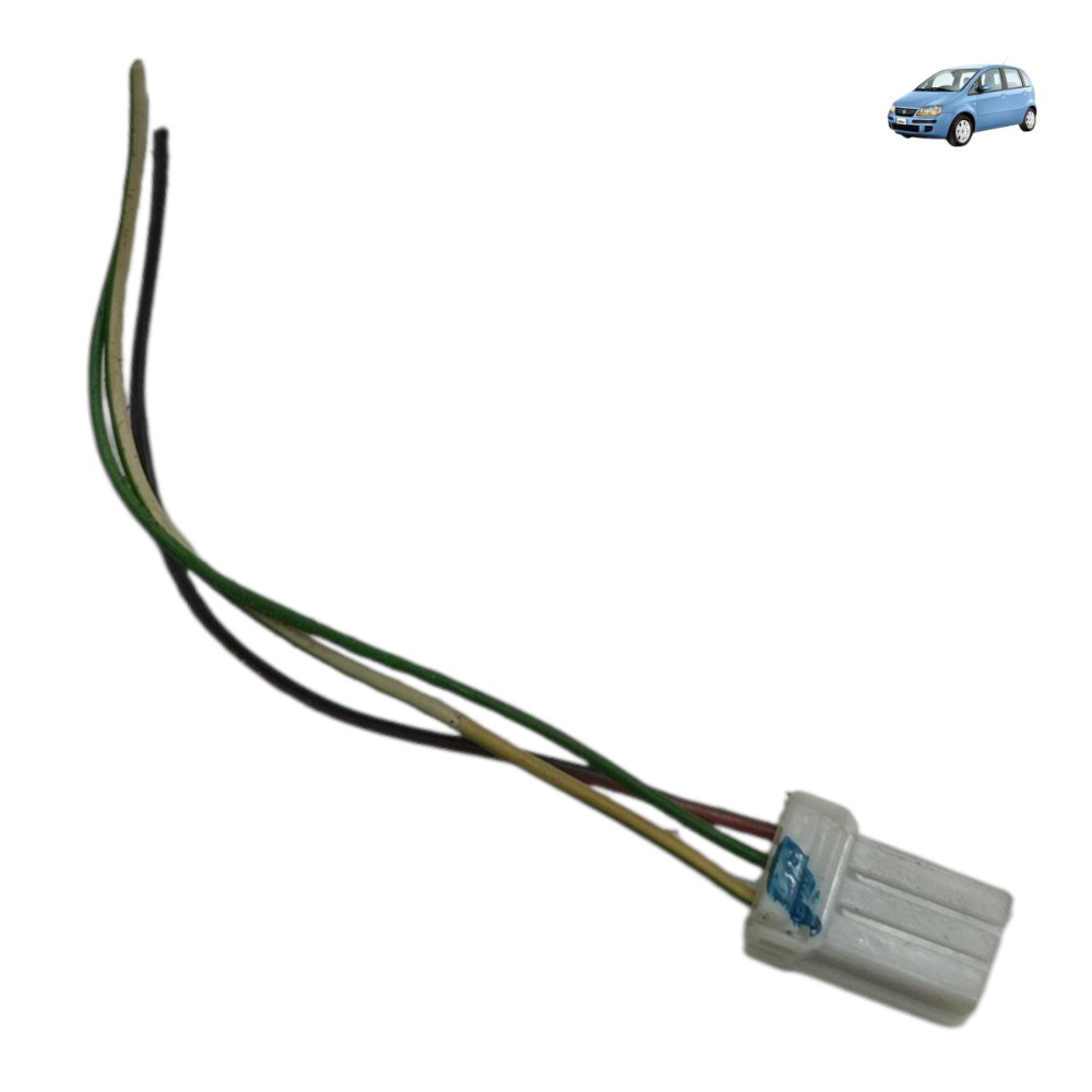 Plug conector motor limpador traseiro Fiat Idea 2005 2006 07 1