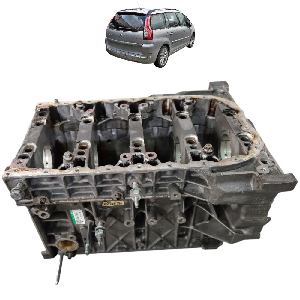 Bloco motor Citroen grand c4 picasso 2.0 16v gasolina 2008