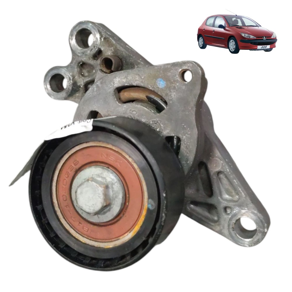 Tensor Esticador Correia Peugeot 206 207 1.4 Flex 2008 2009 1
