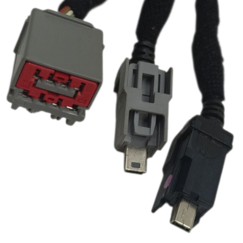 Jogo Plug Conector Entrada Usb Auxiliar Fiat Toro 2019 2020 3